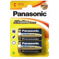 Panasonic baterii lr14 c alkaline bronze 2 buc. la blister foto