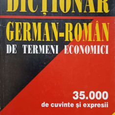 DICTIONAR GERMAN ROMAN DE TERMENI ECONOMICI. 35000 DE CUVINTESI EXPRESII-MAGDALENA LECA