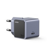 Cumpara ieftin Incarcator rapid retea UGREEN Nexode S 30W USB-C GaN Fast Charger EU, GaNInfinity, USB-C, Negru/Gri