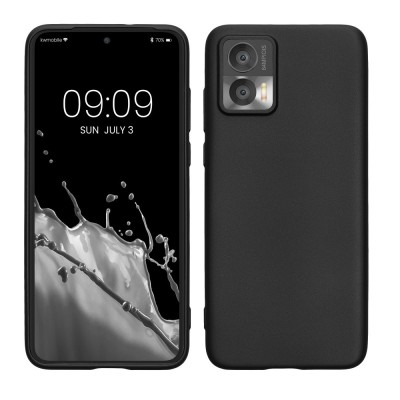 Husa Kwmobile pentru Motorola Edge 30 Neo, Gri, Silicon, KWM0000201J005C foto