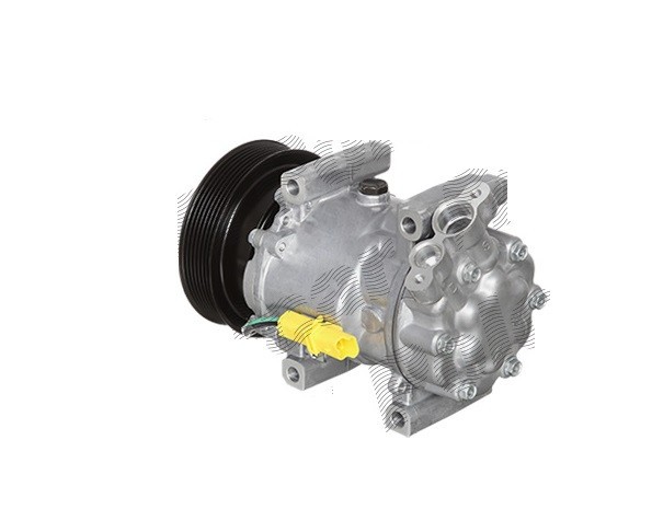 Compresor aer conditionat Renault Clio 3, 2005-2013, motor 1.2, 48kw/55kw/57kw, Wind, 2010-, 1.2 TCE, 74kw, benzina, rola curea 125 mm, 7 caneluri, t
