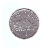 Moneda Seychelles 1 rupee 2010, magnetica, stare buna, curata, Africa, Fier