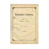 Publicația &bdquo;Convorbiri Literare&rdquo;, anul VII, 12 numere, 1 aprilie 1873 - 1 martie 1874, cu &bdquo;&Icirc;nger și Demon&rdquo; și &bdquo;Floare albastră&rdquo; de M. Eminescu