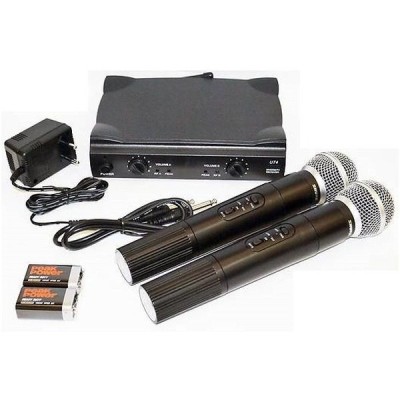 Set 2 microfoane wireless profesionale Shure UHF SM58 foto