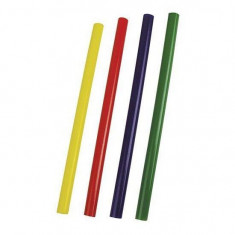 Baton silicon pentru pistol lipit, verde, 24 buc, 11x100 mm foto