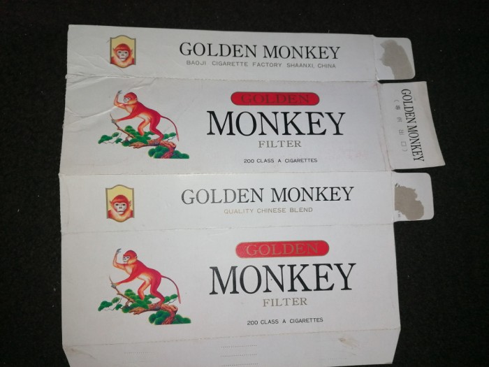 LOT 2 CARTON / PACHET TIGARI VECHI / AMBALAJ /AMBALAJE MONKEY / WINNS