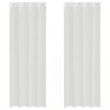 Cumpara ieftin Perdele Voile cu Oeje 2 buc Alb
