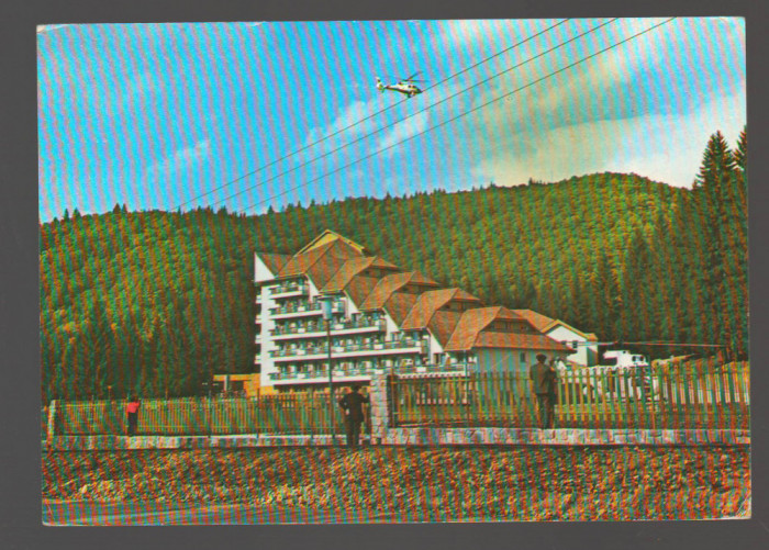 CPIB 18856 CARTE POSTALA - COVASNA. HOTEL &quot;VALEA ZANELOR&quot;, AVION