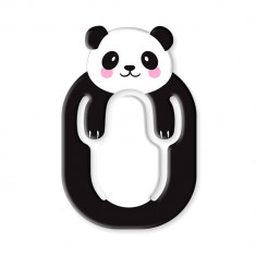 Suport telefon flexibil Urs Panda, TG by AleXer, 8190136, negru, plastic, metal, saculet si laveta incluse foto