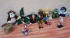 Jucarie veche de plus, jucarii funny la diverse preturi mecanizate mascote fotbal caricatura de colectie TMNT Duracell Ferrari Simpson Ganja Rastafari