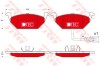 Set placute frana,frana disc VW CADDY III Combi (2KB, 2KJ, 2CB, 2CJ) (2004 - 2016) TRW GDB1658DTE