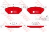 Set placute frana,frana disc VW GOLF PLUS (5M1, 521) (2005 - 2013) TRW GDB1658DTE