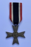 Medalie Crucea Meritului de Război 1939, Clasa a II-a, Germania Nazista, Model cu Panglica, Colectie Numismatica
