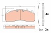 TRW GDB5096 set placute frana,frana disc