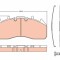 TRW GDB5096 set placute frana,frana disc