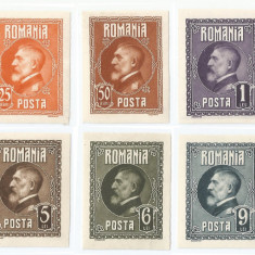 |Romania, LP 74a/1926, A 60-a aniversare Ferdinand I, serie nedantelata, MNH