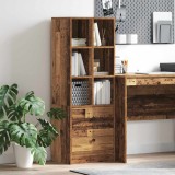 VidaXL Bufet cu sertar Lemn vechi 45.5 x 34 x 127 cm Lemn compozit