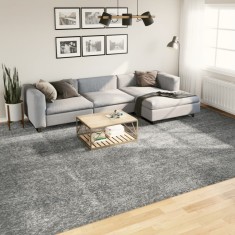 vidaXL Covor pufos &quot;PAMPLONA&quot; cu fire &icirc;nalte, verde modern, 300x400 cm