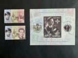 2021 - Romania - Centenarul Nasterii Regelui Mihai - serie simpla + colita