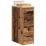 VidaXL Dulap depozitare garaj lemn vechi 30x51x85 cm lemn masiv de pin