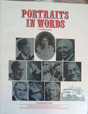 PORTRAITS IN WORDS. ADVANCED LEVEL-THOMAS KRAL foto