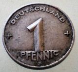 1.964 GERMANIA RDG DDR 1 PFENNIG 1953 E MULDENH&Uuml;TTEN, Europa, Aluminiu