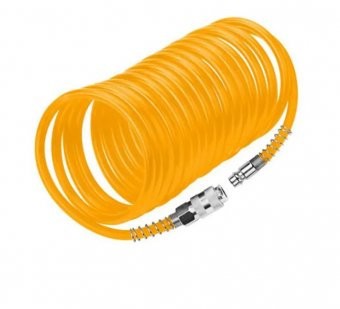 Furtun aer comprimat ,furtun pneumatic spiralat ,furtun spiralat lungime 15 metri foto