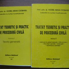 CIOBANU - TRATAT TEORETIC SI PRACTIC DE PROCEDURA CIVILA - 2 volume - 1997