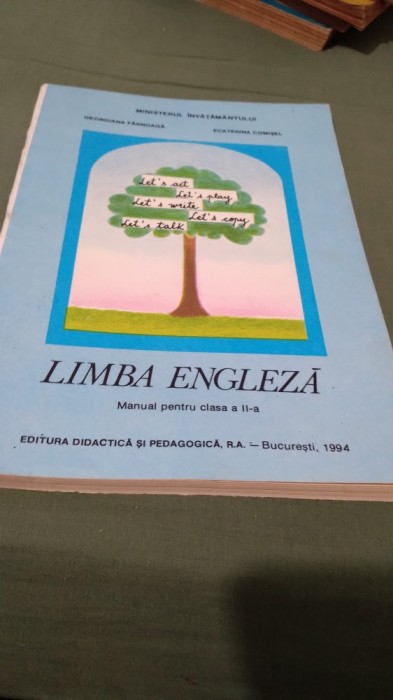 MANUAL LIMBA ENGLEZA CLASA II GEORGIANA FARNOAGA 1994