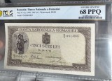 500 lei 1940 PCGS68 UNC bancnota gradata