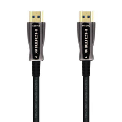 HDMI Cable Aisens A153-0521 Black 50 m foto