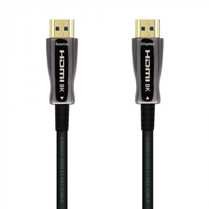 HDMI Cable Aisens A153-0521 Black 50 m