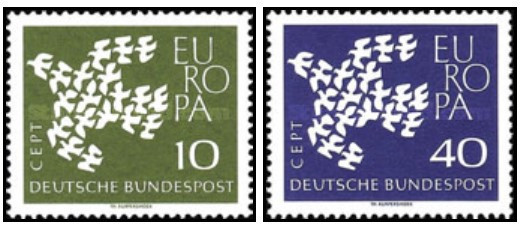 Germania 1961 - Europa, serie neuzata