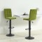 Gossi scaune de bar, 2 buc., verde deschis, catifea
