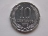 10 CENTAVOS 1979 CHILE, America Centrala si de Sud