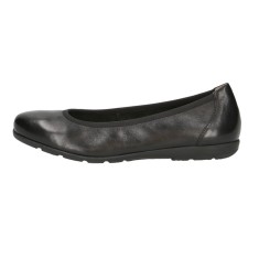 Balerini dama, din piele naturala, Caprice, 9-22150-42-022-01-03, negru foto