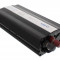 Invertor de tensiune cu usb, 12V -&gt; 220V, 600W, Well 5948636020403