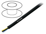 Cablu electric HELUTHERM 120 5G2.5mm2 negru PVC