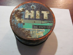 CY - Cutie veche tabla &amp;quot;Chit de Cutit&amp;quot; 1 kg / Sinteza Oradea / Romania comunism foto