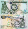 Lesotho 20 Maloti 2009, Bancnota UNC, Africa