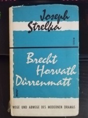 Joseph Strelka - Brecht Horvath Durrenmatt foto