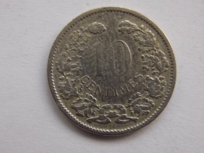 10 CENTIMES 1901 LUXEMBURG foto