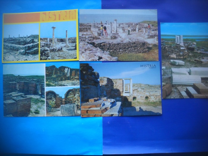 HOPCT LOT NR 799 CETATEA HISTRIA -CT-5 CARTI POSTALE-RSR-NECIRCULAT9
