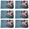 Set 6 Suporturi Farfurie Pufo Love All Day, 43cm, Protectie Masa, Antizgarieturi, Antimurdarie, PP