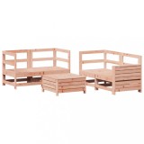 Set canapele gradina, 5 piese, lemn masiv brad douglas
