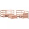 Set canapele gradina, 5 piese, lemn masiv brad douglas