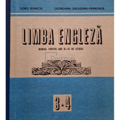 Doris Bunaciu - Limba engleza - Manual pentru anii III - IV de studiu (editia 1983)