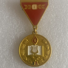 Insigna festivalul national cântarea Romaniei 1979-1981 locul I