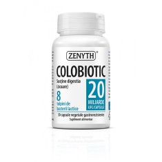 Colobiotic, 30 capsule, Probiotic 20 miliarde UFC Capsula, disbioze, indigestii, colon iritabil, ZENYTH