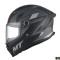 Casca integrala pentru scuter - motocicleta MT Stinger 2 Zivze C2 negru/gri mat &ndash; tip viziera: MT-V-28B XS (53/54cm)